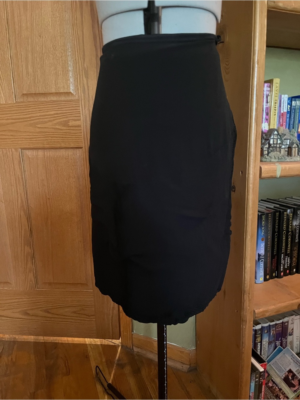 Stella McCartney Black silk chiffon skirt - Picture 8 of 8